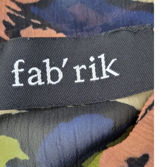 Fab' Rik Blouse Womens Medium Boho Cottagecore Romance French Sleek Shirt - Picture 8 of 9